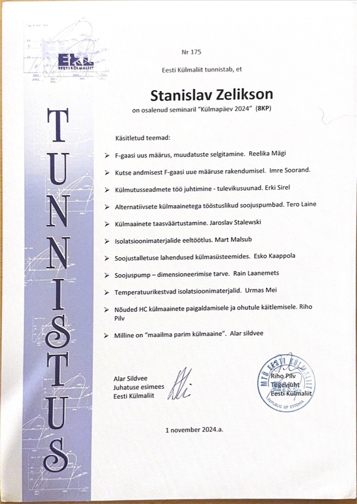 Stanislav Zelikson — Külmapäev 2024